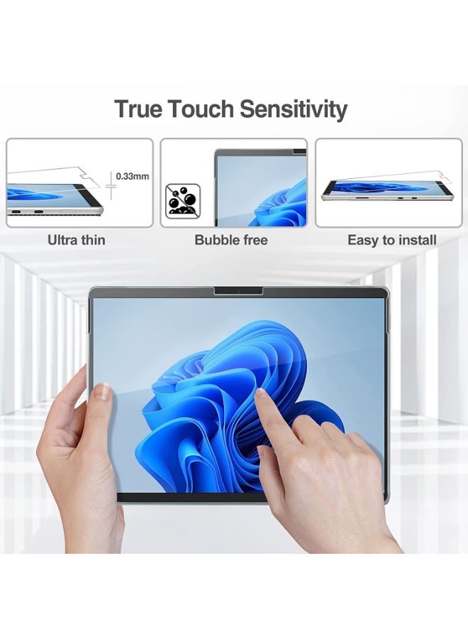 2Pack Screen Protector for Microsoft Surface Pro 11 Pro 10 (2024)/Pro 9 (2022)/Pro 8 (2021)/Pro X-13 Inch, Tempered Glass/Surface Pen Compatible - Image 4